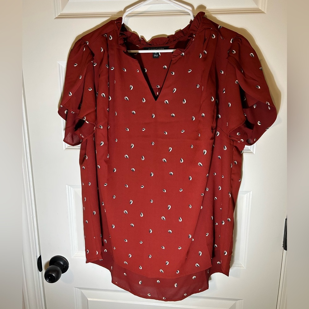 Tiffany Tulip Sleeve Blouse